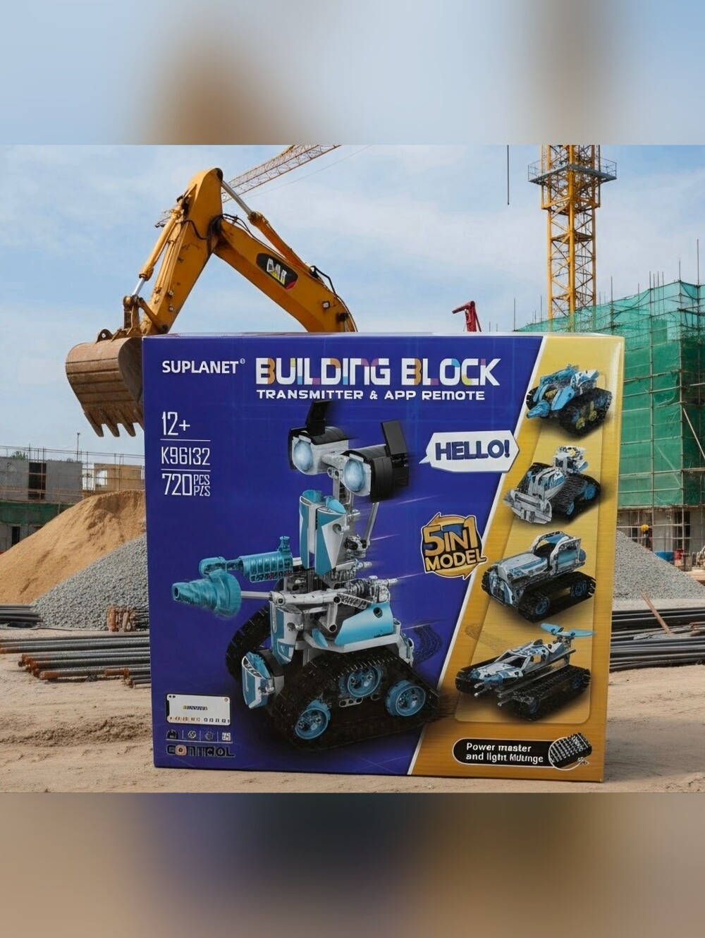 Suplanet 5-in-1 STEM Robot Building Kit (Model K96132), featuring 720 pieces.